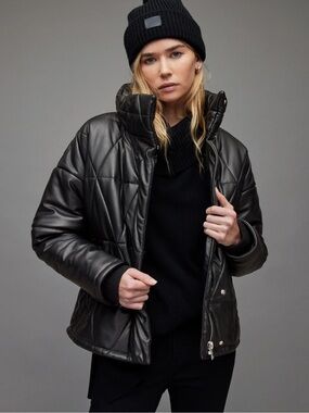 All Saints Bon Faux Puffer Jacket